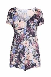  Buttondown Floral Playsuit