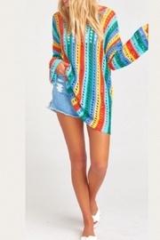  Rainbow Knit Sweater