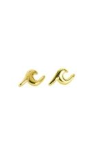  Gold Wave Studs