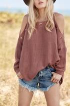 Sweater With Eyelets