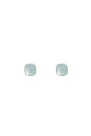  Silver Chalcedony Studs