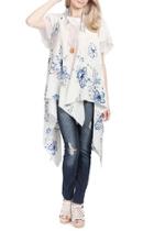  Handkerchief Floral Vest