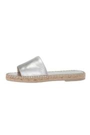  Metallic Espadrille Slide