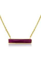  Ruby Bar Necklace