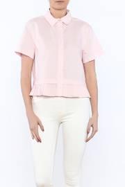  Pink Button-down Blouse