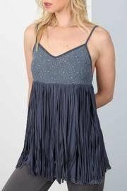  Charcoal Fringe Tank