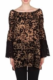  Velvet Print Tunic