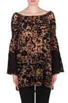  Velvet Print Tunic