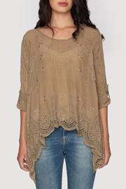  Flowy Eyelet Tunic