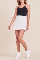  Lucine Ruffle-bottom Skirt