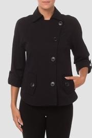  Black Collared Jacket