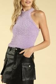 Furry Crop Halter Top