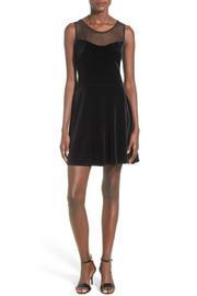  Velour Bow Back Dress
