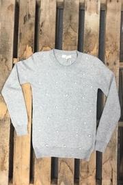  Grey Sweater Pearls