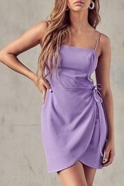  Open Back Wrap Dress