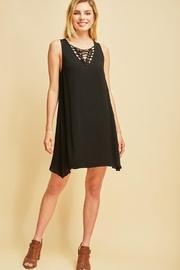 Rip-knot Neckline Fashion-dress