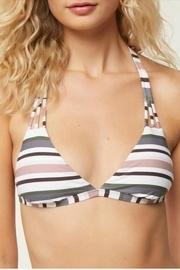  Strappy Stripe Bikini-top