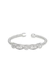  Diamond Cable-cuff Ring