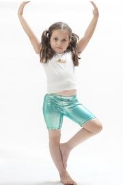  Metalic Shorts Aqua
