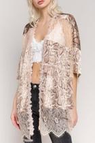  Leopard Cardigan Cover-up