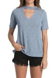  Blue Choker Tee