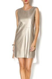  Leather Front Dress
