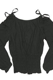  Shirred Waistband Blouse
