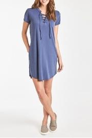  Lace-up T-shirt Dress