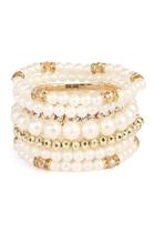  Pearl Multibeded Bracelet