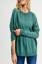 Faux-cashmere Sweater Top