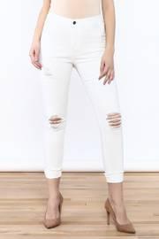 Fray Cuff Jeans