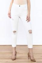  Fray Cuff Jeans