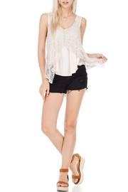  Lace Overlay Dressy Tank