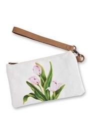  Pink Tulip Wristlet