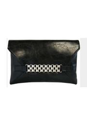  Chain Buckle Envelope Clutch
