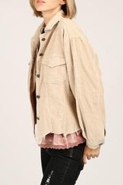  Distressed Corduroy Jacket