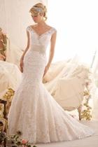  Lace Mermaid Bridal Gown