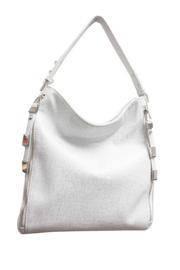  White Metallic Hobo