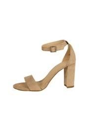  Mushroom Suede Heel