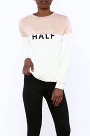  Contrast Long Sleeve Sweater