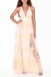  Peach Maxi Dress