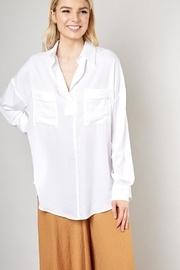  Satin Pocket Top