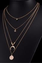  Layered Horn Necklace