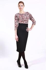  Print Wool Dress