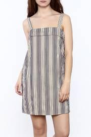  Beige Stripe Dress