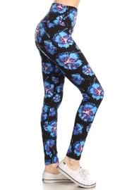 Blue Floral Legging