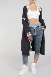  Distressed Maxi Cardigan