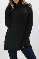  Cable-knit Turtleneck Sweater