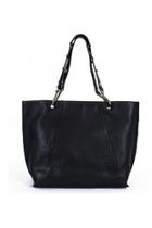  Tote Black W/ Sliver Hardware