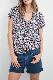 Dahlia Print Top
